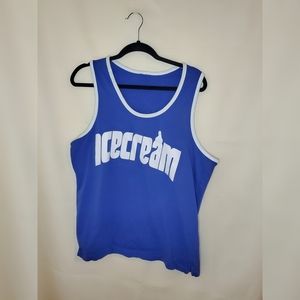 Ice-cream skull tank top